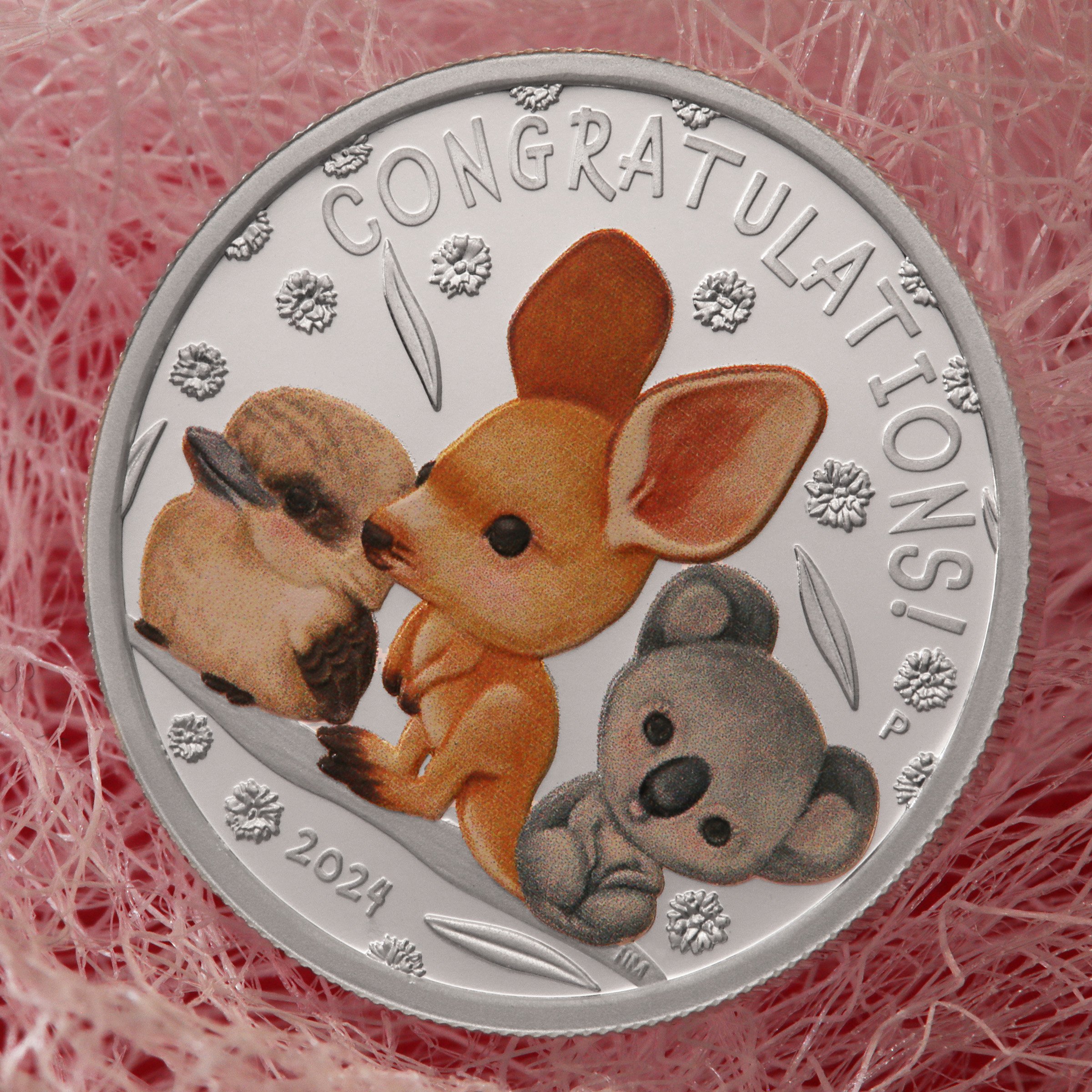 Silbermünze 1/2oz "Newborn" 2024 (PP/koloriert) (Australien) - Detailansicht 4