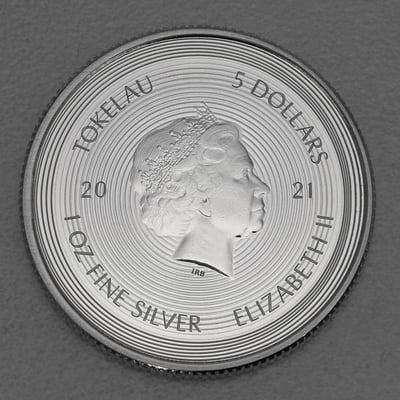 Silbermünze 1oz "Mona Lisa" 2021 Icon (Tokelau) - Miniaturansicht 3