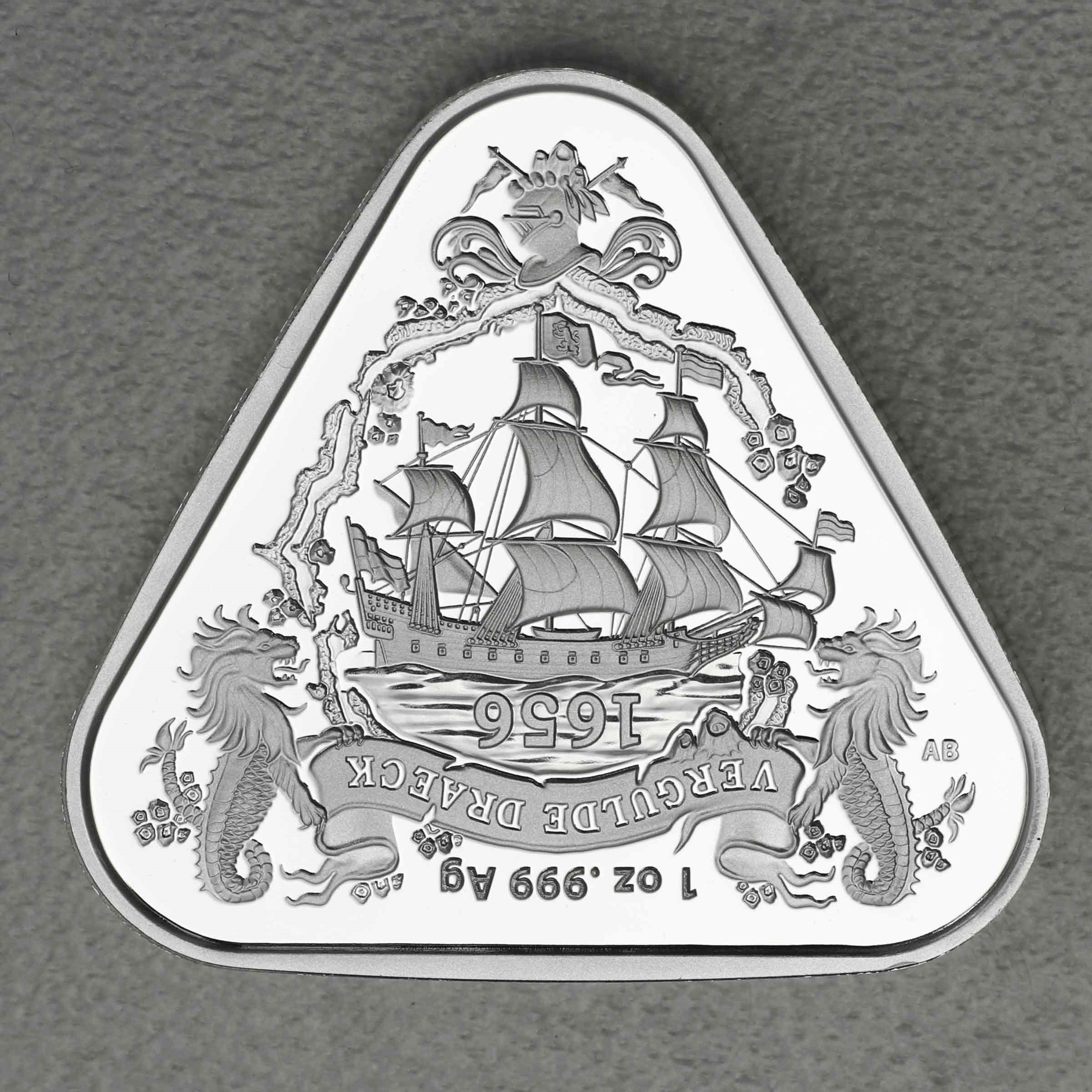Silbermünze 1oz "Vergulde Draeck" 2020 Shipwrecks diff. (Australien) - Detailansicht 1