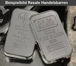 Silberbarren 100g (Resale) - Miniaturansicht 2