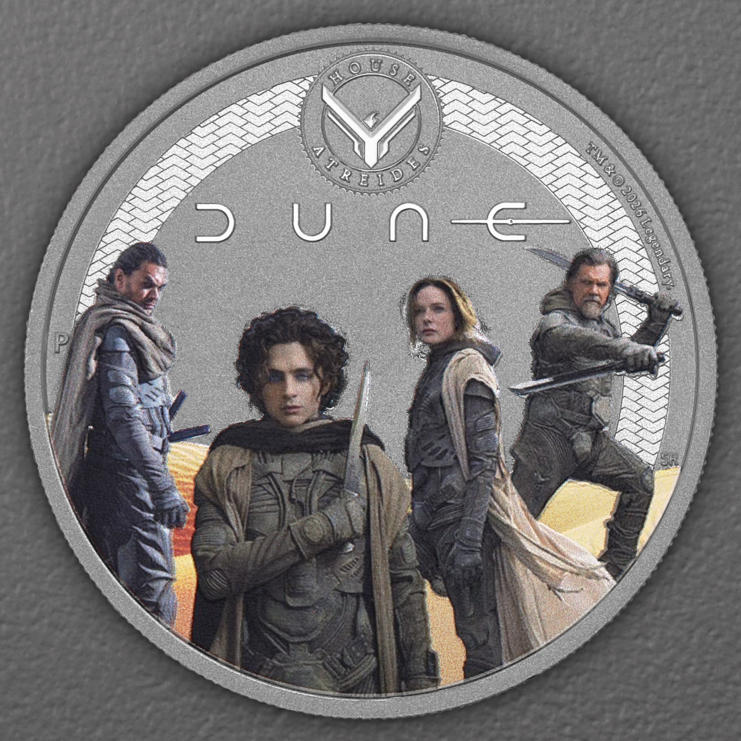 Silbermünze 1/2oz "Dune - House Atreides" 2026 (koloriert) (Tuvalu) - Hauptansicht