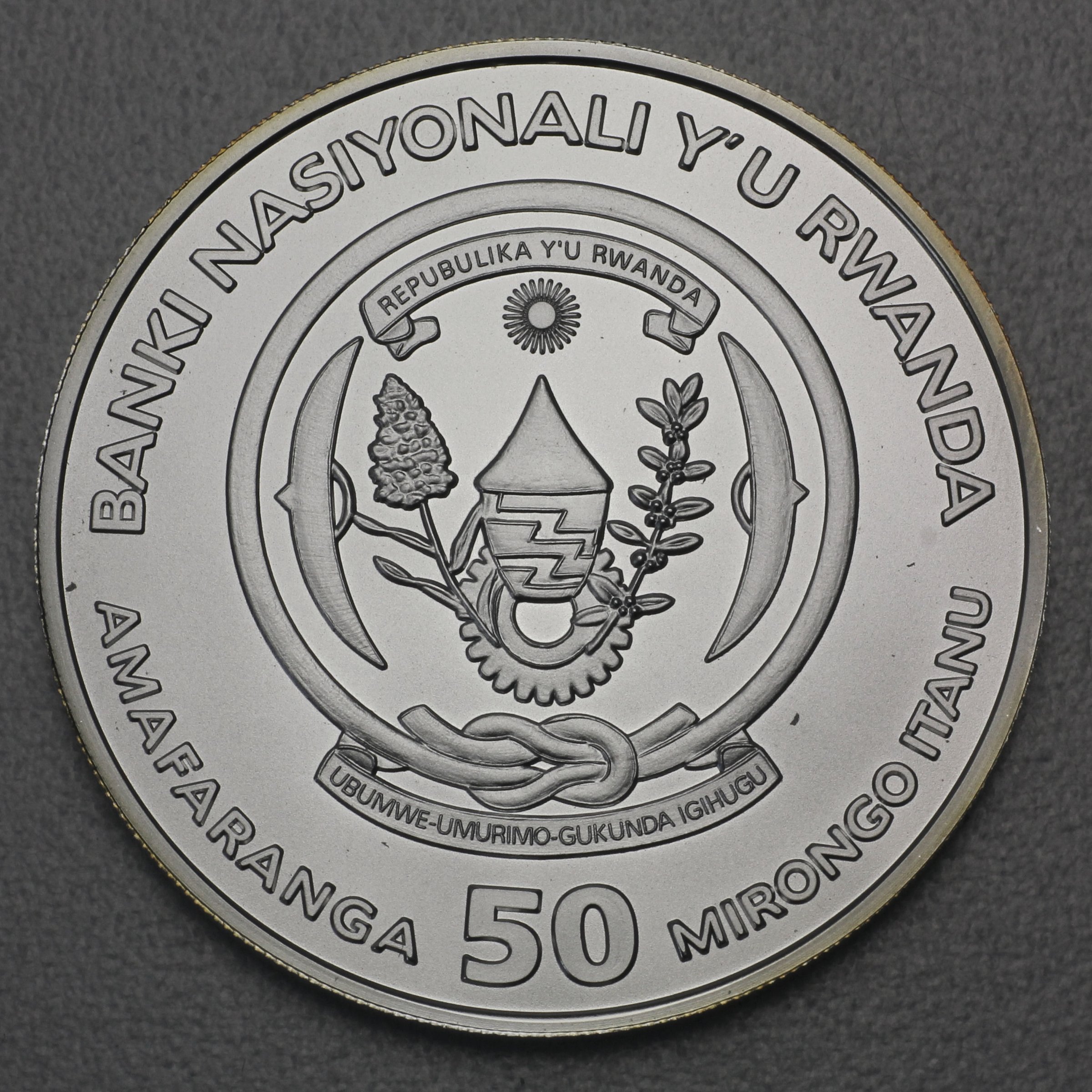 Silbermünze 1oz "Löwe" 2010 African Ounce (Ruanda) - Detailansicht 1