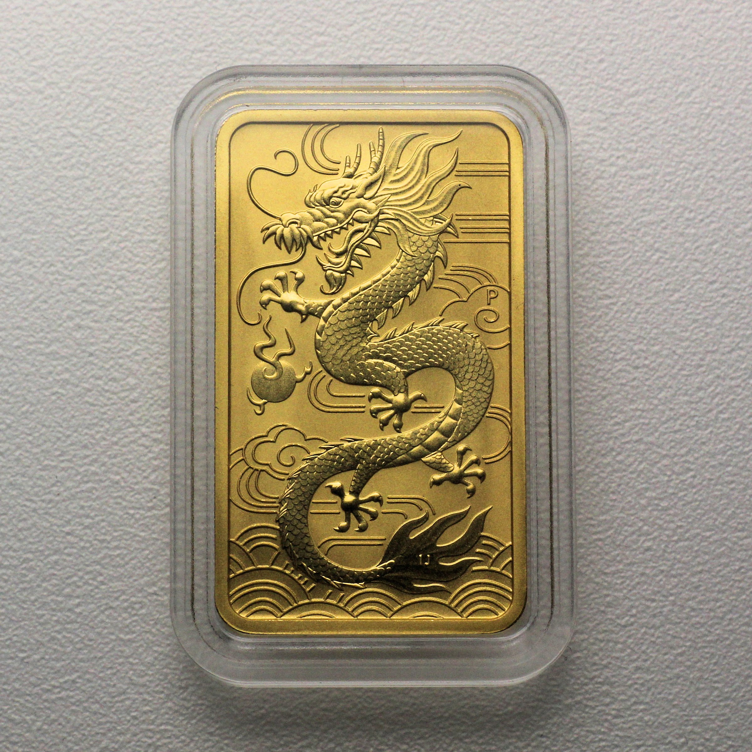 Gold Münzbarren 1oz "Rectangular Dragon" 2018 (Australien) - Hauptansicht