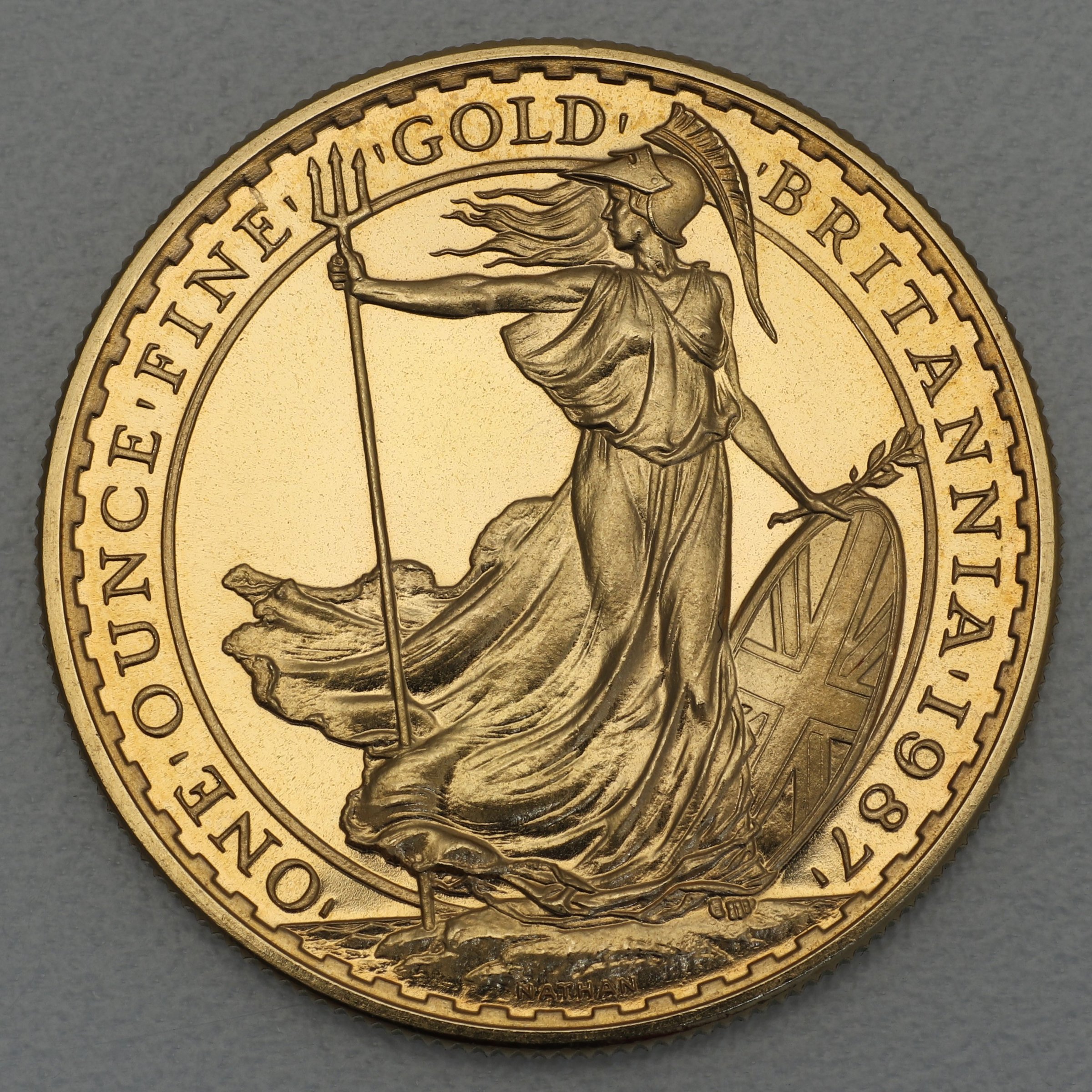 Goldmünze 1oz "Britannia" 1987 (Großbritannien) - Hauptansicht