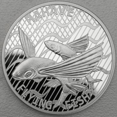 Silbermünze 1oz "Flying Fish – Hahave" 2020 Territory of Tokelau (Tokelau) - Miniaturansicht 1