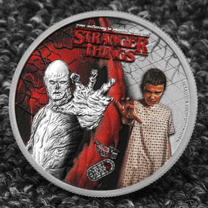 Silbermünze 1/2oz "Eleven + Vecna" 2026 (koloriert) Stranger Things (Tuvalu) - Miniaturansicht 6
