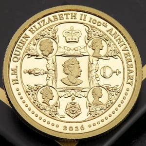 Goldmünze 1/4oz "H.M. Queen Elizabeth II 100th Anniversary" 2026 (PP) (Australien) - Miniaturansicht 6