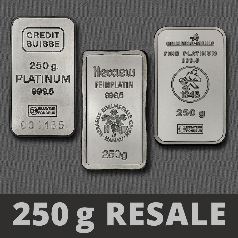 Platinbarren 250g (Resale) - Hauptansicht