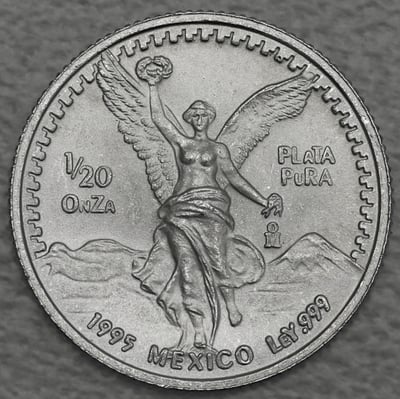 Silbermünze 1/20oz "Libertad" 1995 (Mexiko) - Miniaturansicht 1