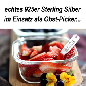 Gourmet-Gabel "Party-Picker" Sterling-Silber - Miniaturansicht 5