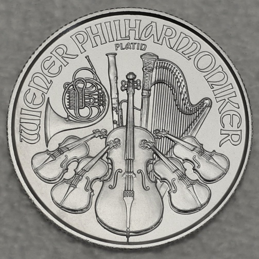 Platinmünze 1/25oz "Wiener Philharmoniker" verschiedene Jahrgänge diff. (Österreich) - Detailansicht 1