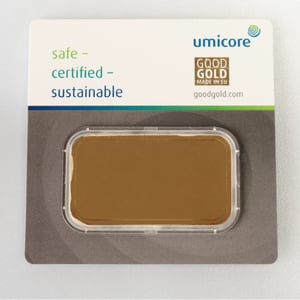 Goldbarren 100g UMICORE Blister mit Zertifikat - Miniaturansicht 2