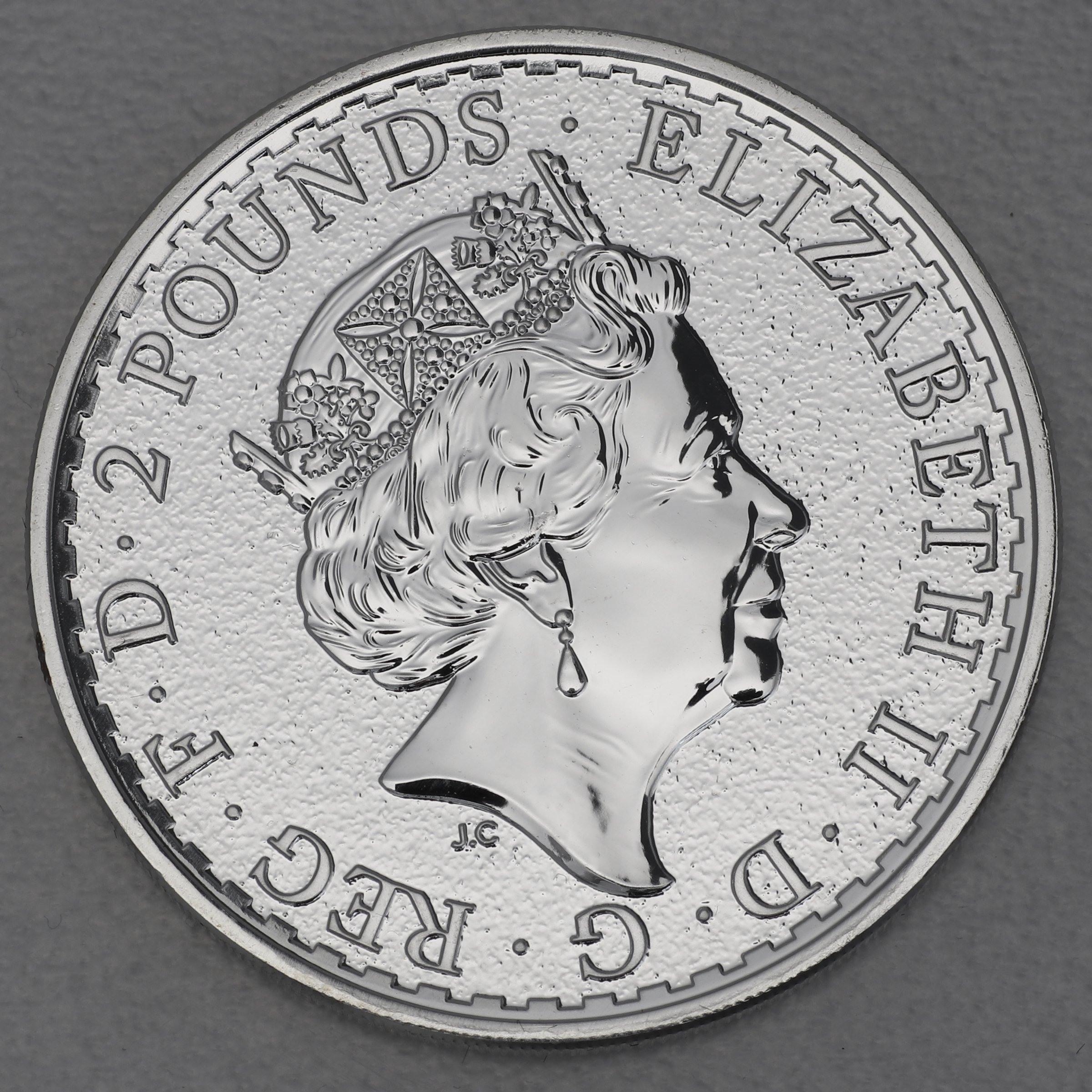 Silbermünze 1oz "Britannia" 2017 (vergoldet) (Großbritannien) - Detailansicht 1