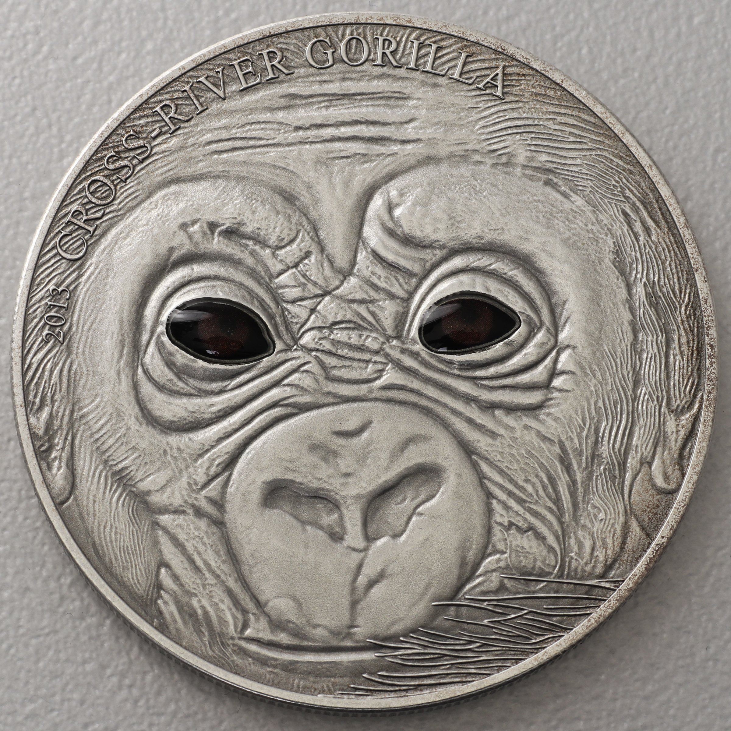 Silbermünze 1oz "Baby Cross River Gorilla" 2013 AF (Kamerun) - Hauptansicht
