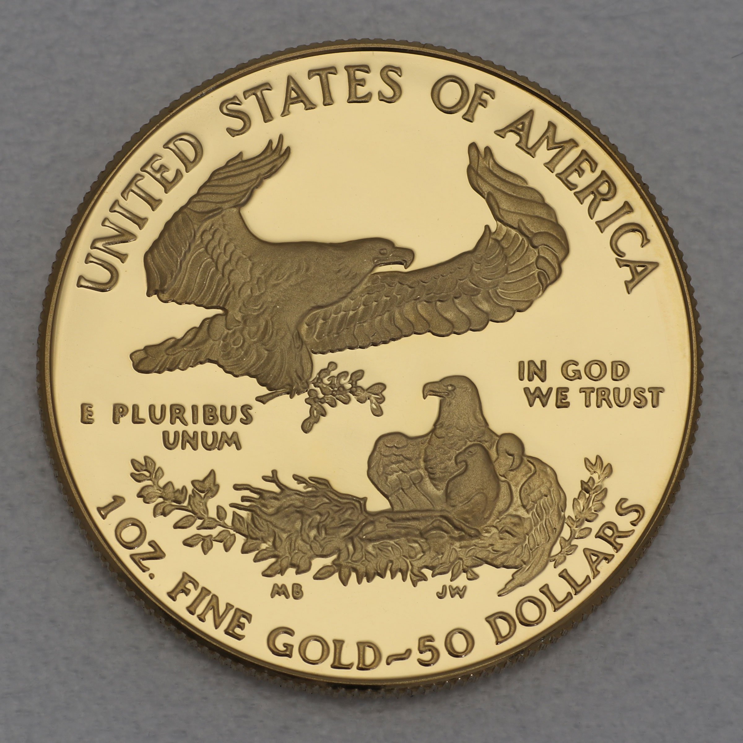 Goldmünze 1oz "American Eagle" 1986 (PP) (USA) - Detailansicht 1