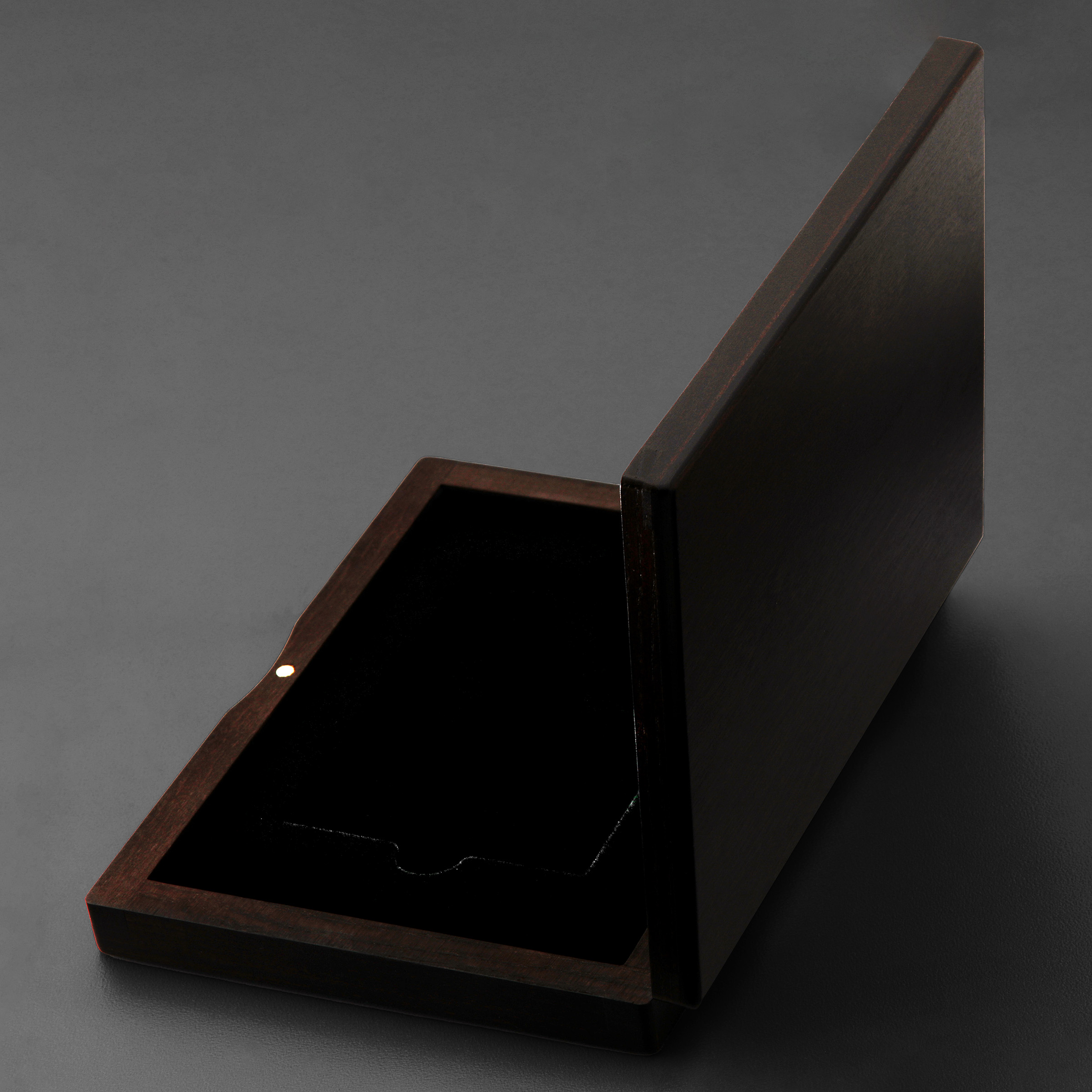 Premium-Geschenkbox "Echtholz" L (199x154mm) - Detailansicht 2