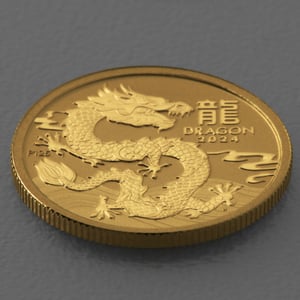 Goldmünze 1/4oz "Drache" 2024 Lunar III – Year of the Dragon (Australien) - Miniaturansicht 3