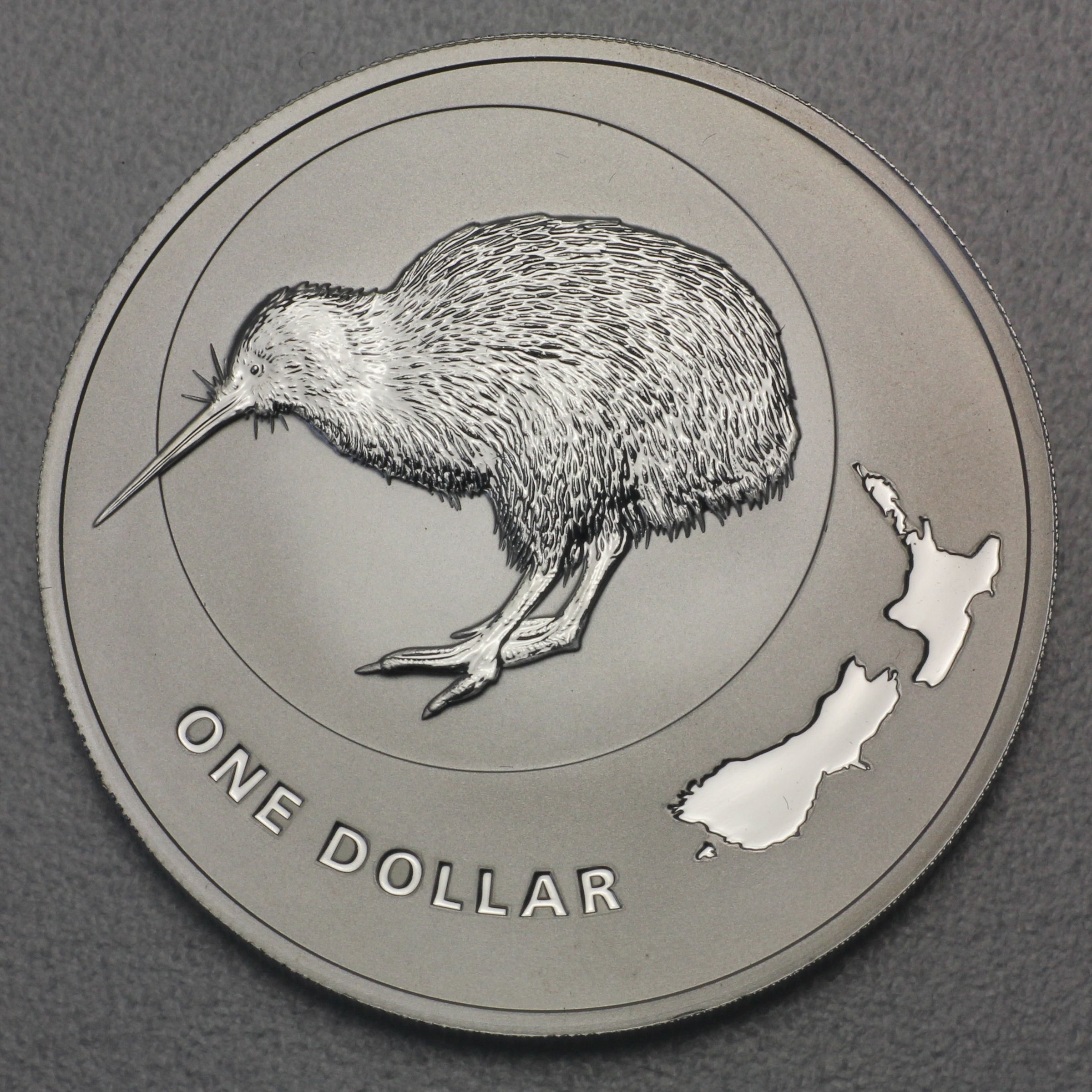 Silbermünze 1oz "Kiwi" 2009 Icons of New Zealand (Neuseeland) - Hauptansicht