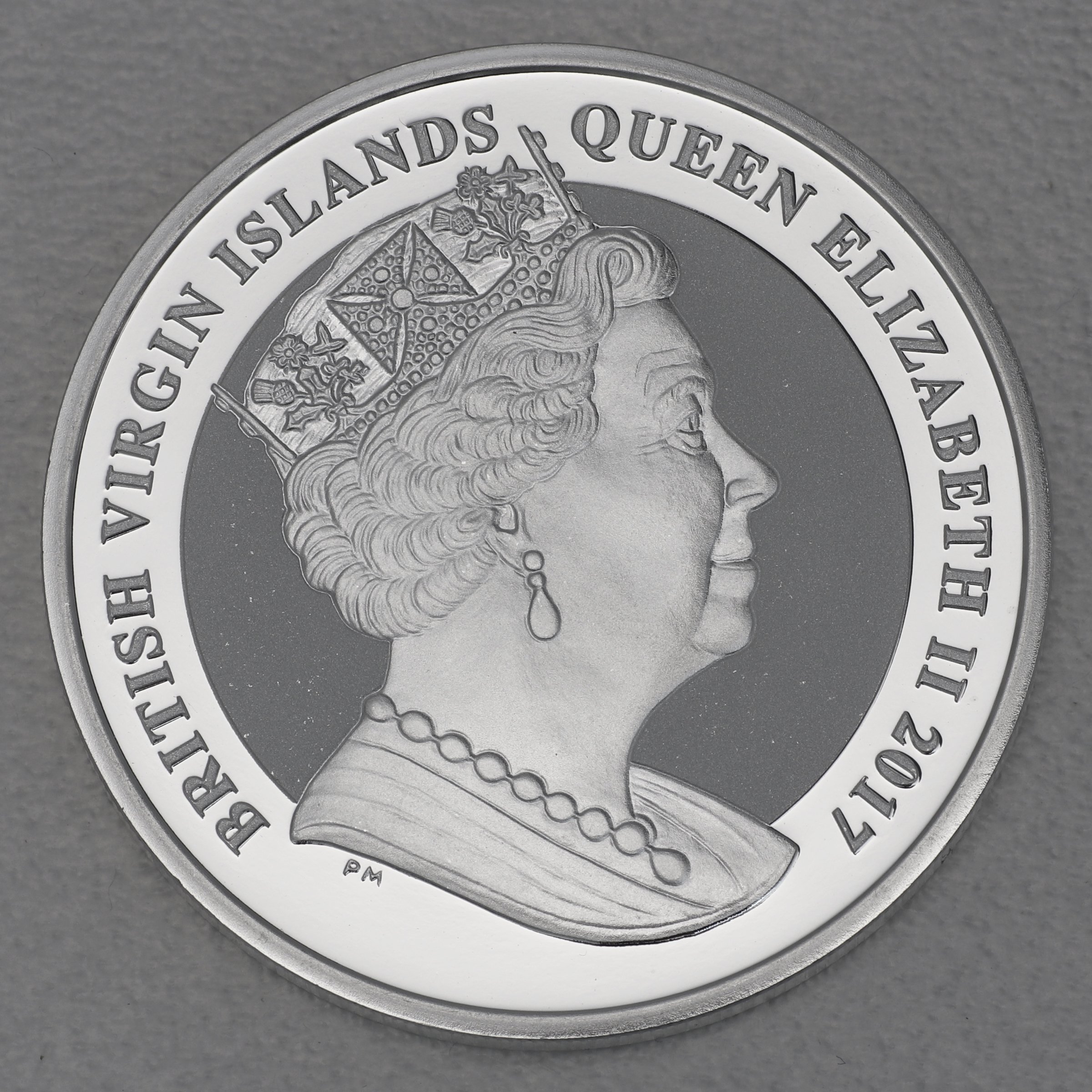 Silbermünze 1oz "Pegasus" 2017 (vergoldet) (Britische Jungferninseln) - Detailansicht 1