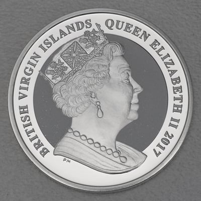Silbermünze 1oz "Pegasus" 2017 (vergoldet) (Britische Jungferninseln) - Miniaturansicht 2