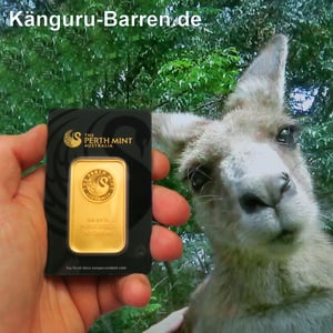 Goldbarren 50g THE PERTH MINT "Känguru" - Miniaturansicht 4