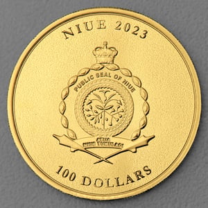 Goldmünze 1oz "Vivat Humanitas" 2023 (PL) (Niue) - Miniaturansicht 2