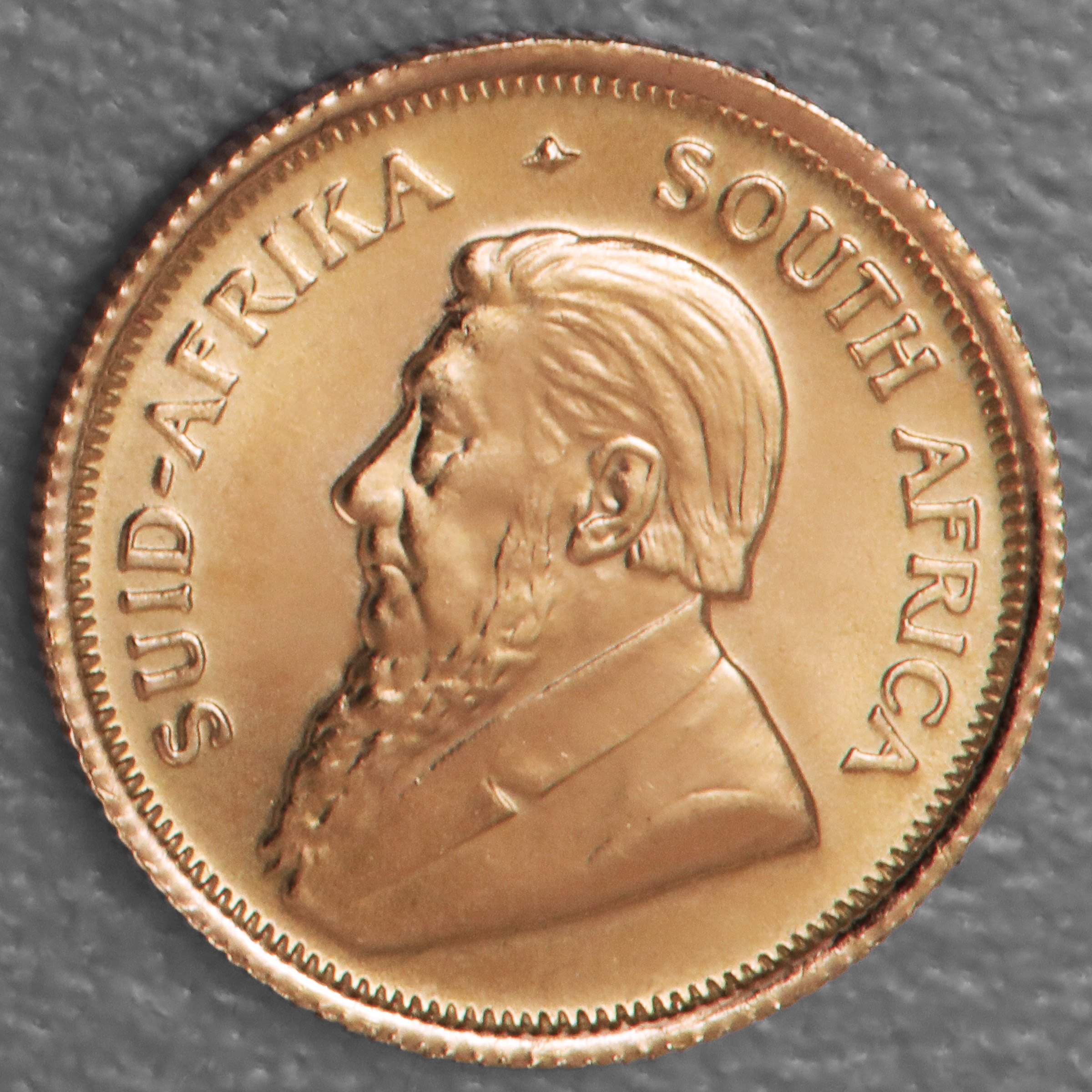 Goldmünze 1/10oz "Krügerrand" 1980 (Südafrika) - Detailansicht 1