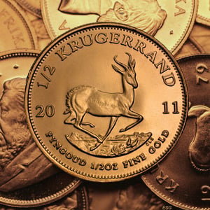 Goldmünze 1/2oz "Krügerrand" verschiedene Jahrgänge (Südafrika) - Miniaturansicht 8