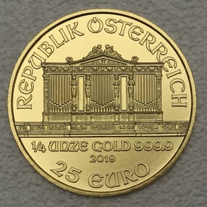 Goldmünze 1/4oz "Wiener Philharmoniker" verschiedene Jahrgänge (Österreich) - Miniaturansicht 2
