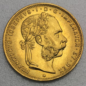 Goldmünze "8 Florin/20 Gulden-Nachpr.1892" (Österreich) - Hauptansicht