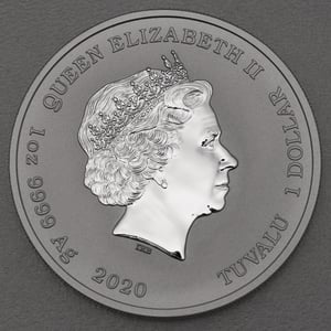 Silbermünze 1oz "Krusty the Clown" 2020 The Simpsons (Tuvalu) - Miniaturansicht 2
