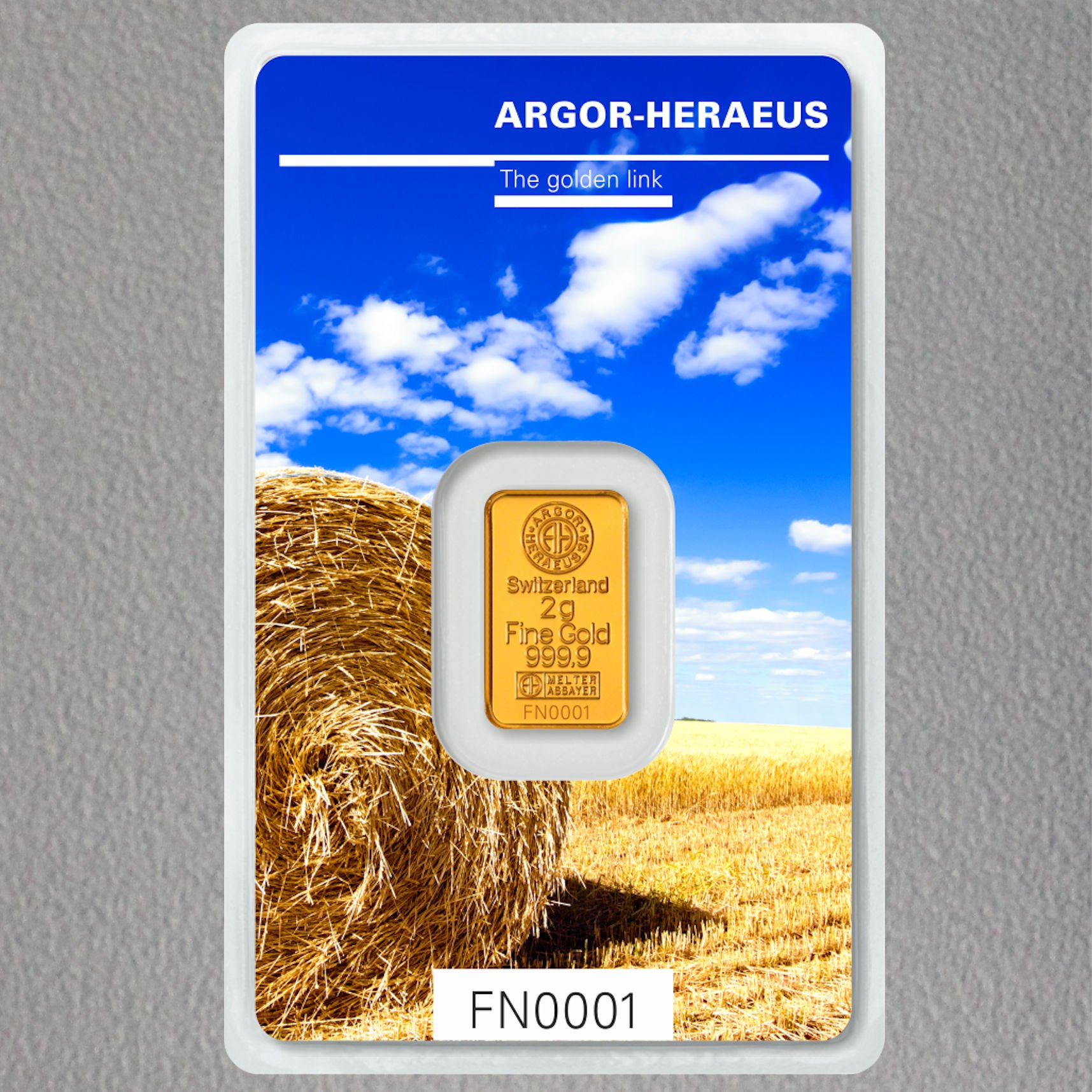 Goldbarren (4x 2g) "Following Nature" ARGOR - Detailansicht 3