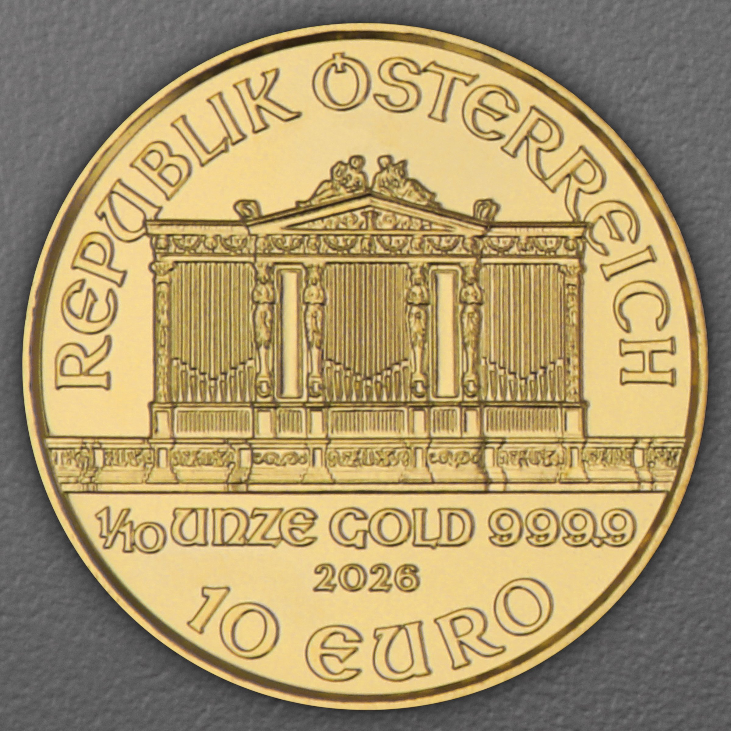 Goldmünze 1/10oz "Wiener Philharmoniker" aktueller Jahrgang (Österreich) - Detailansicht 1