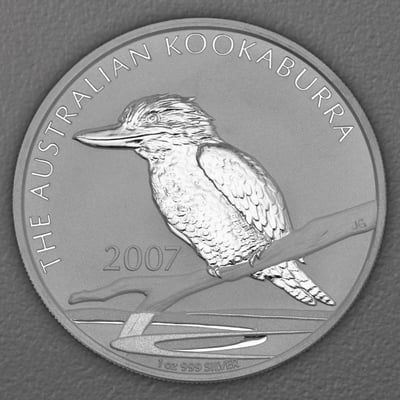 Silbermünze 1oz "Kookaburra" 2007 (Australien) - Hauptansicht