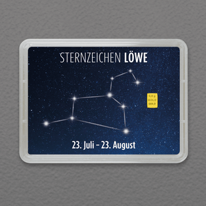 Goldbarren 0,5g "Sternzeichen: Löwe" (Flip) - Hauptansicht