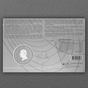Silbermünze 1oz "Wedge-tailed Eagle" 2026 (koloriert) in Coin Card (Australien) - Miniaturansicht 4