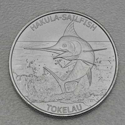 Silbermünze 1oz "Hakula – Sailfish" 2016 Territory of Tokelau (Tokelau) - Miniaturansicht 1
