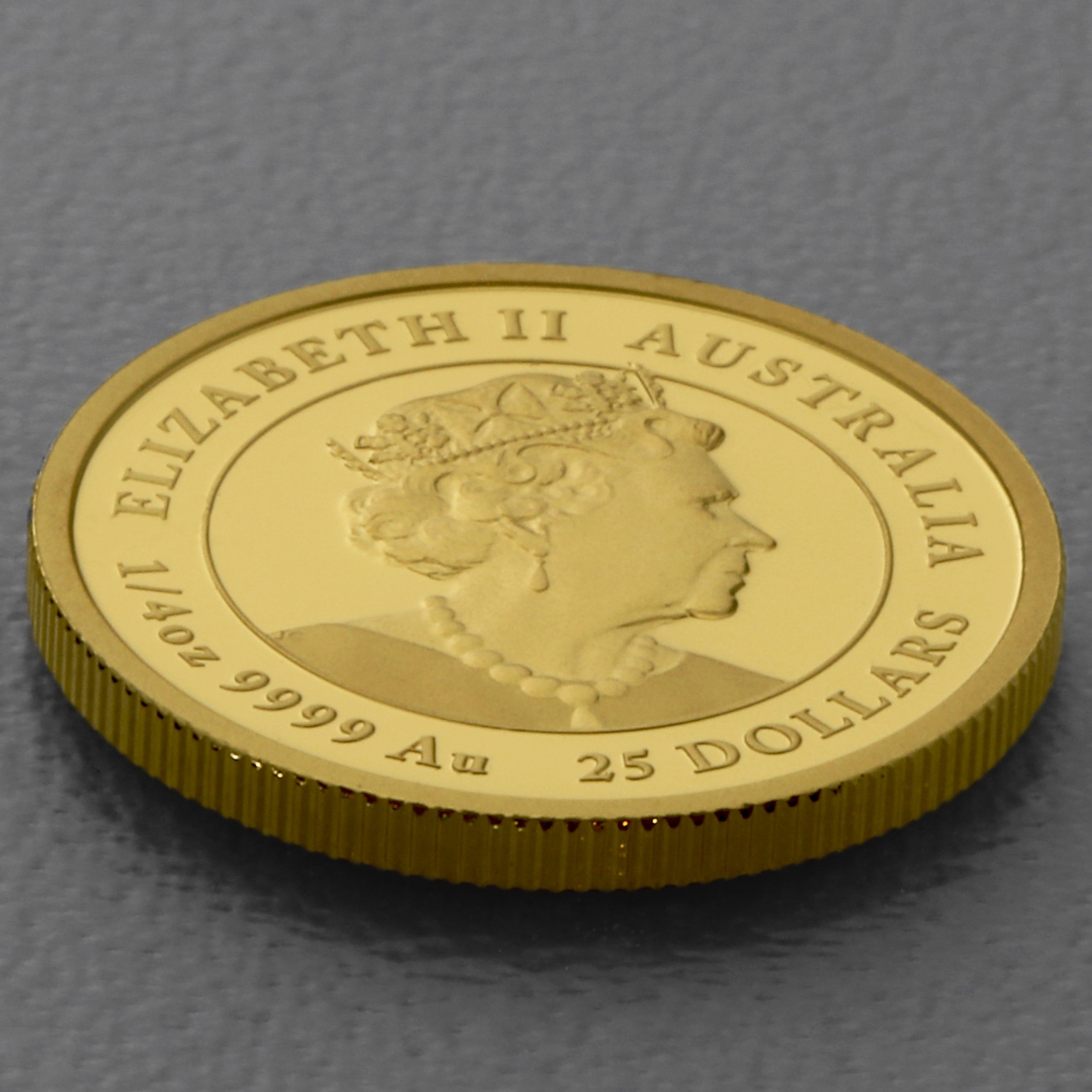 Goldmünze 1/4oz "Hase" 2023 (PP) Lunar III – Year of the Rabbit (Australien) - Detailansicht 3