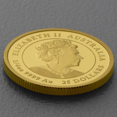 Goldmünze 1/4oz "Hase" 2023 (PP) Lunar III – Year of the Rabbit (Australien) - Miniaturansicht 4
