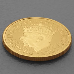Goldmünze 1/4oz "Coronation Charles III." 2023 Coronation Coin (Großbritannien) - Miniaturansicht 4