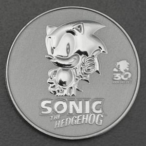 Silbermünze 1oz "Sonic" 2021 Sonic the Hedgehog 30th Anniversary (Niue) - Hauptansicht