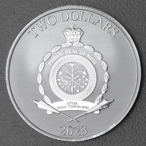 Silbermünze 1oz "Mickey & Donald" 2023 Disney 19% (Niue) - Miniaturansicht 2