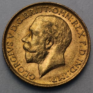 Goldmünze 1 Sovereign "Georg V." verschiedene Jahrgänge (Großbritannien) - Hauptansicht