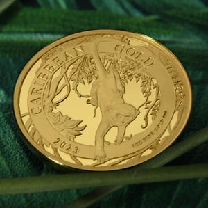Goldmünze 1oz "Green Monkey" 2023 Caribbean Gold (Barbados) - Miniaturansicht 6