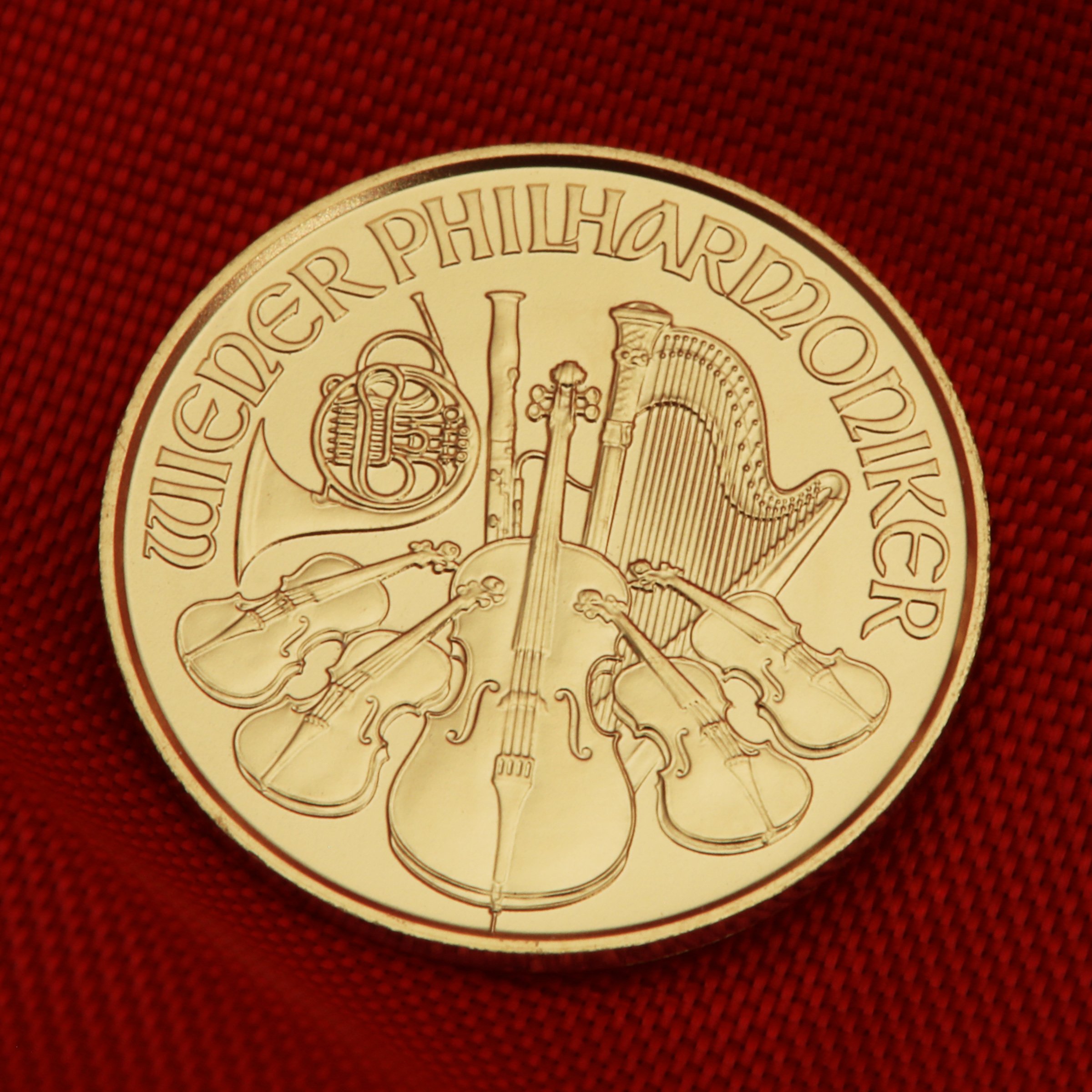 Goldmünze 1/25oz "Wiener Philharmoniker" aktueller Jahrgang (Österreich) - Detailansicht 4