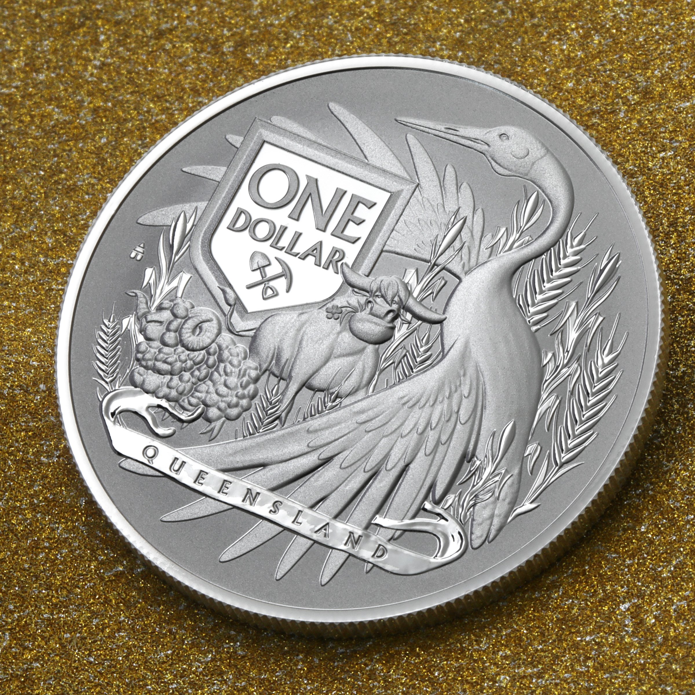 Silbermünze 1oz "Australia’s Coat of Arms" 2023 Queensland 19% (Australien) - Detailansicht 4