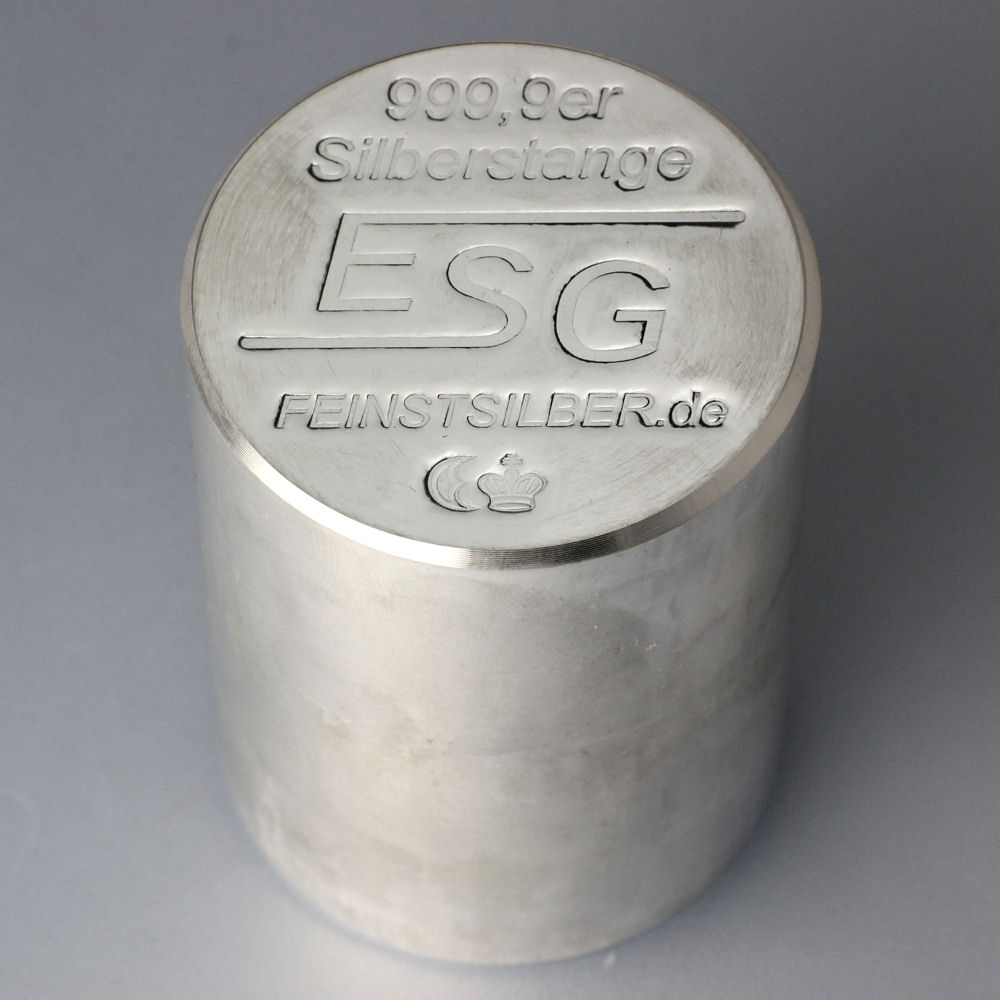 Silberstange 1000g (999,9 Ag) - Hauptansicht