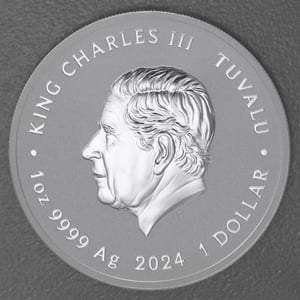 Silbermünze 20 x 1oz "Caritas Omnia Potest" 2024 Ottifanten – Rüsselherde Rüsselfanten (Tuvalu) - Miniaturansicht 3