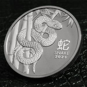 Platinmünze 1oz "Schlange" 2025 Lunar III – Year of the Snake 19% (Australien) - Miniaturansicht 6