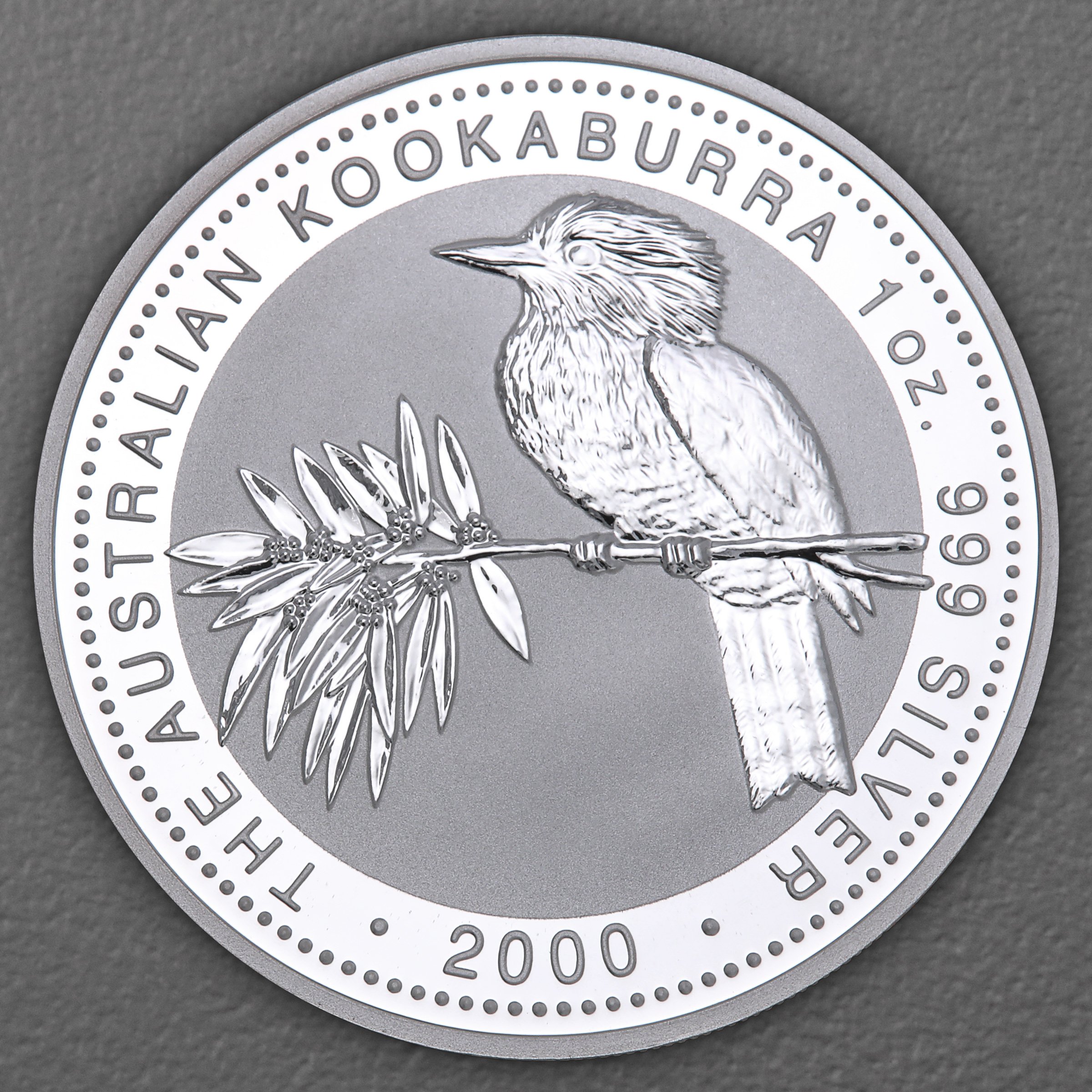 Silbermünze 1oz "Kookaburra" 2000 diff. (Australien) - Hauptansicht